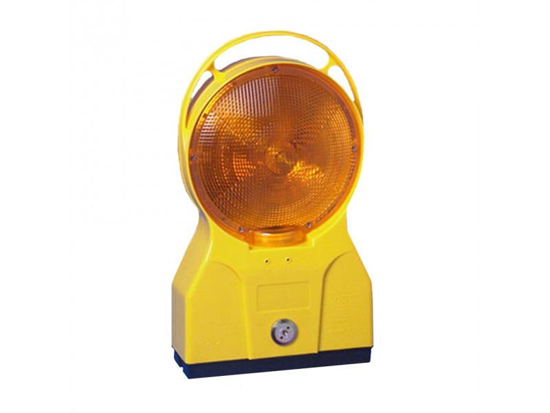 Gul LED Lampe - enkelt side - Landevej