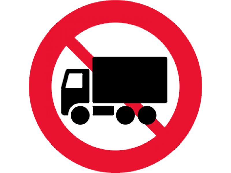 C23,1 - Lastbil forbudt