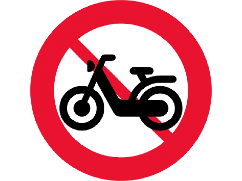 C25,2 - 50 cm - Lille knallert forbudt