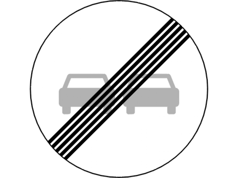 C53 - Ophør af overhaling forbudt