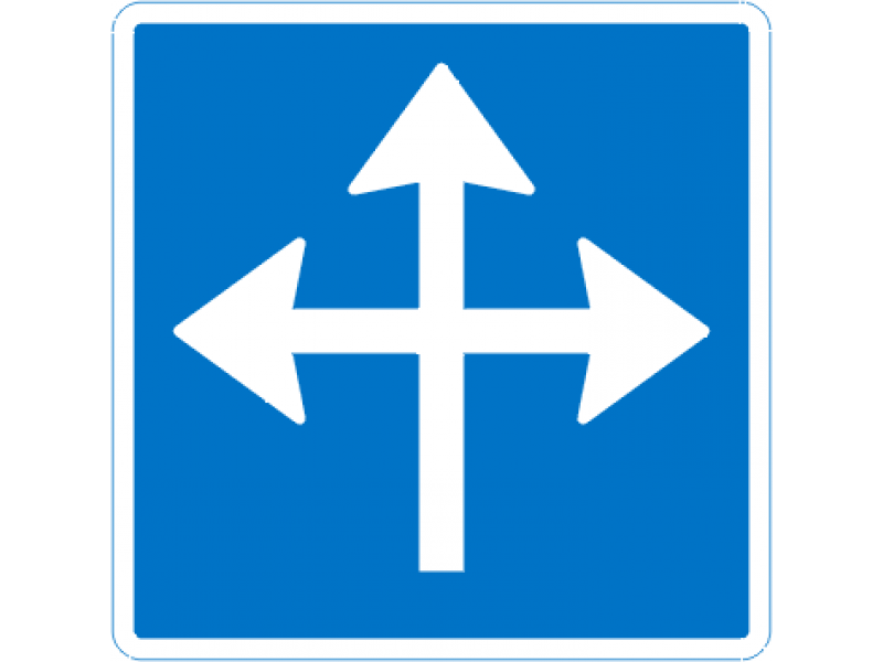 E11,9 - Ophængt pilafmærkning