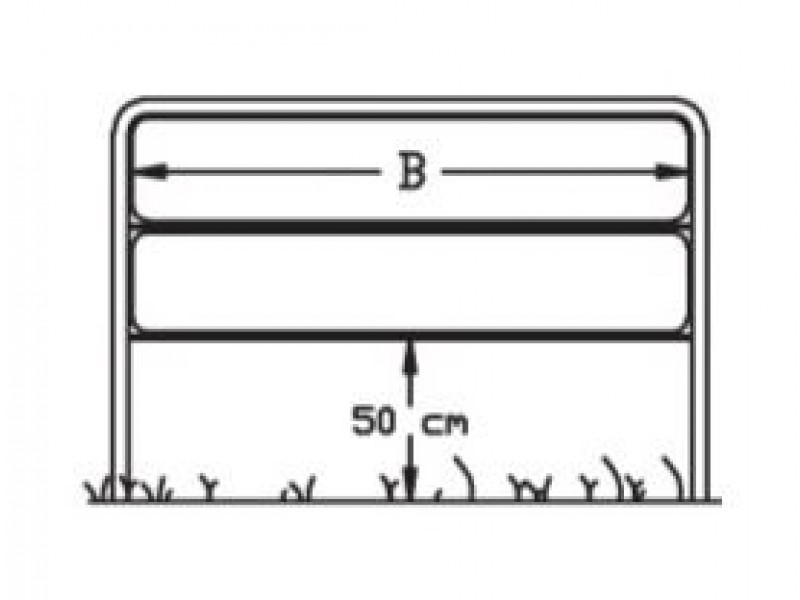 LG1.2 Lave galger,2 rum, H 23,5 cm