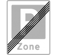 E69,3 - Ophør af zone med parkering