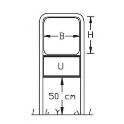 LG3,2-3,3 Lave galger, m. undertavle